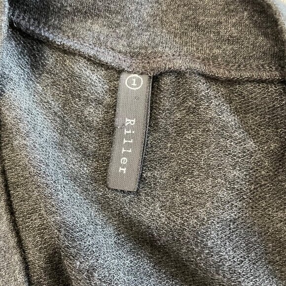 Riller & Fount Gray Modal Spandex Dress Size‎ 1 US Size S USA Jersey Knit - Picture 6 of 8